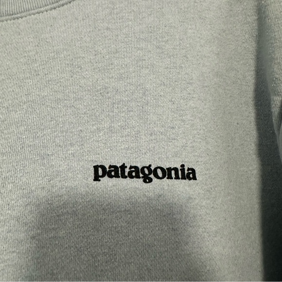 Patagonia P-6 Logo Uprisal Crewneck Sweatshirt Lt. Blue Unisex W’s XXL / M’s‎ XL - Picture 7 of 7
